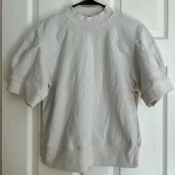 AGOLDE Round Shoulder Cotton Sweatshirt - Picture 6 of 7